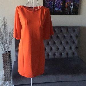Zara Sz S Orange Summer Dress